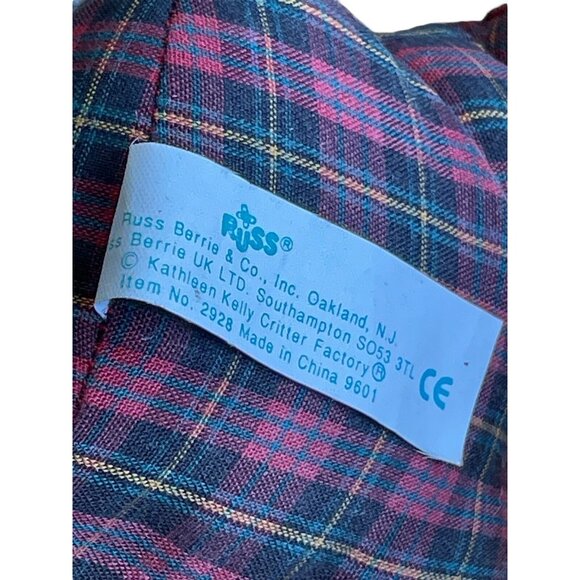 Russ Berrie The Country Folks Frog Leapin Louie Shelf Sitter Plush Plastic Toy - Picture 7 of 11